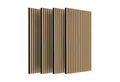 Produktbild: IZODEKOR 3D Wandpaneel IZODEKOR 3D Wandpaneele Holz Schalldämmung, Akustikpaneele, (Set) Schallabsorbierend, flexibel zuschneidbar