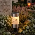 Produktbild: LED Solar Grablicht Grabkerze Taube mit Erdspieß Grableuchte Gedenkkerze Sensor