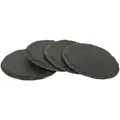 Produktbild: 4 x Schiefer Untersetzer Rund Ø 10 cm