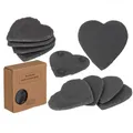 Produktbild: Schiefer Untersetzer Herz 10 cm 4er Set