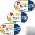 Produktbild: Gut&Günstig Heringsfilets in Senfcreme mit Dillspitzen 3er Pack (3x200g Packung) + usy Block