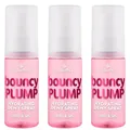 Produktbild: essence bouncy PLUMP HYDRATING DEWY SPRAY, Fixierspray, Transparent, feuchtigkeitsspendend, pflegend, strahlend frisch, vegan, ölfrei, ohne Parabene, ohne Mikroplastikpartikel, 3er Pack (3x50ml)