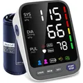 Produktbild: Blutdruckmessgerät Oberarm, Blutdruckmesser, Manschette 22-42cm, LED-Display,...