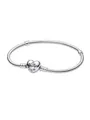 Produktbild: Pandora Armband Damen Moments Herz Verschluss Silber 594594C00-18 cm