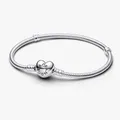Produktbild: Pandora 590719 Sterling Silber Armband mit Herzverschluss 18 cm