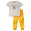 Produktbild: Sigikid Pyjama Kinder Schlafanzug Pyjama für Kinder Jungen (2 tlg) gelb|grau 92