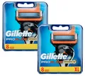 Produktbild: 16er Set Gillette (Fusion5) Proglide Power Rasierklingen Klingen in 2x 8er OVP