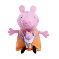 Produktbild: Simba Toys - Peppa Wutz – Mama mit Evie Plüschfigur 33 cm – weiches Kuscheltier für Kinder ab 0 Jahren –Stofftier bekannt aus der TV Serie – Geschenkidee – hochwertig verarbeitet – ideal zum Kuscheln