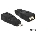 Produktbild: Delock Adapter USB Micro B Stecker > USB 2.0 Buchse OT