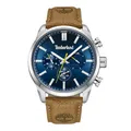 Produktbild: Timberland HENNIKER II Uhr für Herren in der Farbe Beige mit Armband aus Leder, Wasserdichtigkeit: 5 bar, Gehäusedurchmesser: 46 mm, TDWGF0028702