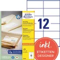 Produktbild: Avery Zweckform Etikett RC LR3424 105x48mm ws 1200St