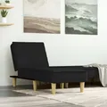 Produktbild: Chaiselongue Schwarz Stoff