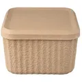 Produktbild: blomus Aufbewahrungsbox Aufbewahrungsbox -REDO- 2er SET aus 100% recycelbarem Papierzellstoff (2 Stück), umweltfreundlich, stabile Ausßenschicht, Papierzellstoff beige|braun 32.5 cm x 20 cm x 32.5 cm