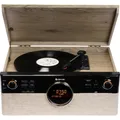 Produktbild: Denver Stereoanlage Musikcenter Plattenspieler CD Kassette DAB+ Radio BT Holz