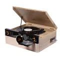 Produktbild: Denver MRD-180 Retro-Musikcenter mit Plattenspieler Holz Hell 