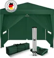 Produktbild: Kronenburg Faltpavillon 2x2m - Wasserfest, UV-Schutz 50+, 4 Seitenteile, Grün