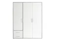 Produktbild: Pol Power Valencia Kleiderschrank Laminat 3 Türen 155x195x60 cm