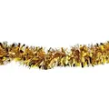 Produktbild: 10x Foliengirlande gold aus PET Ø11cm x 2m