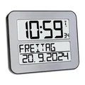 Produktbild: Timeline Max Funk-Wanduhr 60.4512.54 digital übersichtliche Funkuhr Seniorenu...