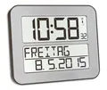 Produktbild: Digitale Funk-Wanduhr TimeLine Max TFA 60.4512 Weckfunktion Wochentag Datum DCF