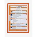 Produktbild: DURABLE Sichttafeln SHERPA PANEL DIN A4 orange, Öffnung oben, 5 St.