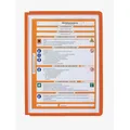 Produktbild: DURABLE Sichttafeln SHERPA® PANEL DIN A4 orange, Öffnung oben, 5 St.