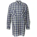 Produktbild: Planam Größe 43/44 Herren Hemden Flanellhemd 2001 450043 blau kariert xl