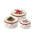 Produktbild: Villeroy & Boch Winter Collage Accessoires Keksdosen Set 3-tlg. Winter Collage Accessoires 3593910089
