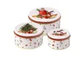 Produktbild: Villeroy & Boch Vorratsdose Winter Collage Keksdosen-Set 3er Set, Porzellan, (3-tlg)
