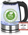 Produktbild: Emerio WK-119988 - Wasserkocher Aus Glas, 1,7 Liter, 2200 Watt, Beleuchtung