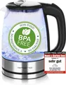 Produktbild: Emerio WK-119988 - Wasserkessel Glas, 1,7 Liter,2200 Watt
