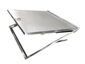 Produktbild: Schachtabdeckung Edelstahl Schachtdeckel auspflasterbar Gullideckel A15 EN124 Revisionsklappe + 2 Stoßdämpfer (Rostfreier Edelstahl, 500x500)
