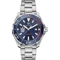 Produktbild: Tag Heuer Aquaracer Herrenuhr silber blau WAY101J.BA0746