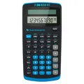 Produktbild: TEXAS INSTRUMENTS TI-30 ECO RS Wissenschaftlicher Taschenrechner schwarz/blau