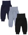 Produktbild: TupTam Pumphose Baby Jungen 3er Pack – Bequeme Baby Hosen Jungen aus Baumwolle, Oeko-TEX Zertifiziert, Farbe: Farbenmix 4, Größe: 110