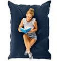 Produktbild: Green Bean Sitzsack XXL 140x180cm 380Liter Kinder & Erwachsene Bean Bag EPS Perlen Füllung Riesensitzsack Groß Draußen Outdoor Liegekissen Waschbar Wetterfest Lounge Sitzkissen Bodenkissen Dunkelblau