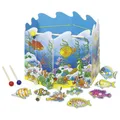 Produktbild: Goki Angelspiel Magnet Holz Spiel Fische Angeln Fischfang Kinderspiel NEU & OVP