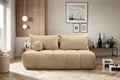 Produktbild: Schlafsofa Designersofa Sofa 3-Sitzer ANZIA in Stoff Bunny Taupe