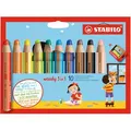 Produktbild: Stabilo woody 3 in 1, 880/10-2 Multitalent-Stifte, Buntstifte, inkl. Spitzer, 10 Stück