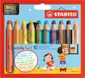 Produktbild: STABILO Multitalentstift woody 3 in 1 10er Karton Etui  inkl. Spitzer