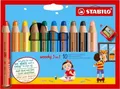 Produktbild: STABILO Buntstift Wasserfarbe Wachsmalkreide woody Spitzer
