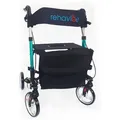 Produktbild: Rehavibe Rollator Einkaufswagen für Senioren, Leichtgewicht Rollator aus Aluminium, mit Aufbewahrungstaschen, Bremsen, Höhenverstellung, Faltbar