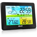 Produktbild: Wetterstation Funk mit Außensensor, Innen und Außen Temperatur/Luftfeuchte, F...