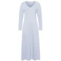 Produktbild: Hanro Nachthemd Pure Essence, Langarm 130cm (1-tlg) blau XS