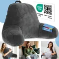 Produktbild: ELONEO Rückenkissen mit Armlehnen für Bett & Sofa waschbarer & abnehmbarer Bezug