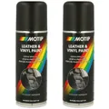 Produktbild: MOTIP Lederfarbe Vinylfarbe schwarz 2x 200ml Lederreiniger Pflege für Autositze