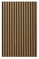 Produktbild: Akustikpaneele Holz | je 120x56cm - 0,672 m² - | Echtholz-Furnier (Eiche) & Akustik-Filz (Schwarz) | Wandverkleidung, Geräuschunterdrückung, Schalldämmung, Akustikpaneel, Farbe HWZ:Oiled Oak