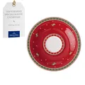 Produktbild: Villeroy & Boch – Toy's Delight Specials Kaffee-Untertasse Rot, Spülmaschinenfest, Mikrowellensicher, Untertasse, Kaffeuntertasse Weihnachten, Weihnachtsgeschirr Toys, Premium Porzellan