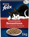 Produktbild: FELIX 1er Pack Countryside Sensations Katzenfutter Trockenfutter Rind Huhn 1x1kg