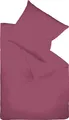 Produktbild: Fleuresse Mako-Satin-Bettwäsche Colours, himbeere